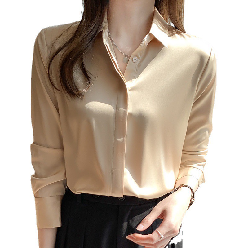 [HCM]ÁO SƠ MI NỮ DÀI TAY CÔNG SỞ THỜI TRANG