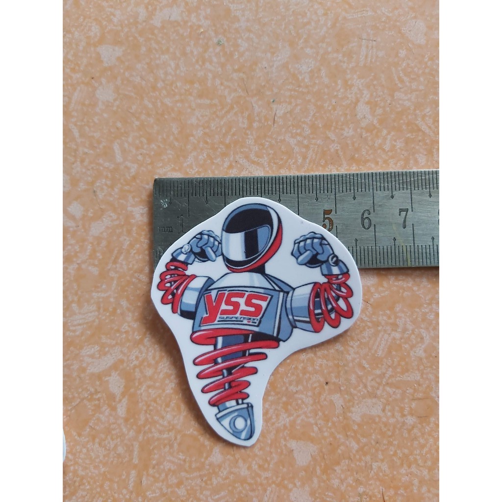 Combo 2 Tem Dán Xe Sticker Phuộc YSS Giá Rẻ