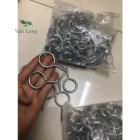 Combo 10 Khoen ốc vít - đinh tròn, móc tròn đa năng
