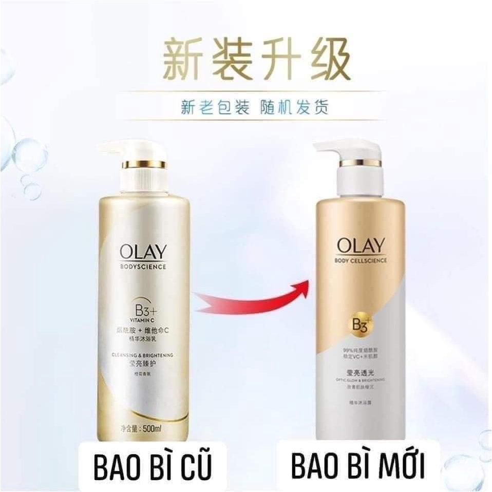 [MẪU MỚI] SỮA TẮM TRẮNG DA OLAY B3+ VITAMIN C - 500ML