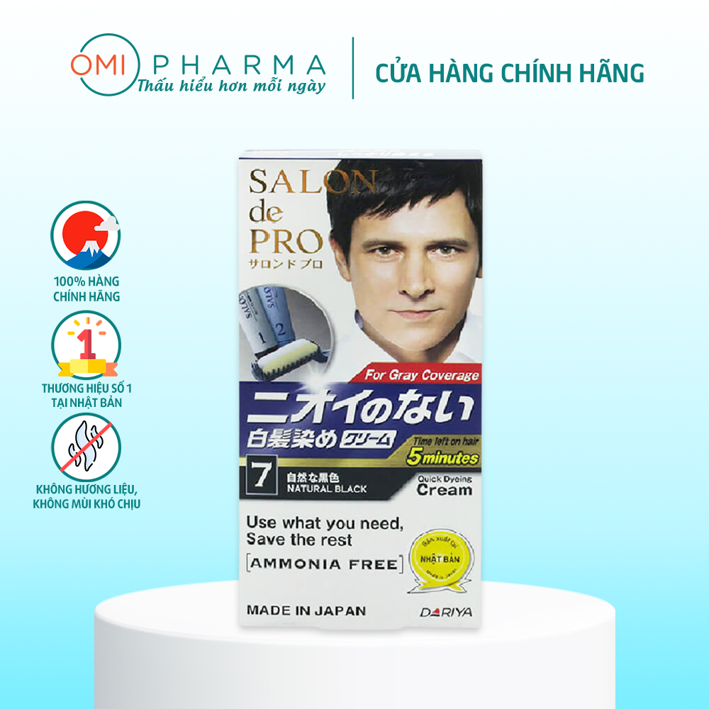 Kem nhuộm tóc phủ bạc salon de pro mca7