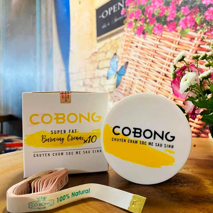 [HCM]Kem Tan Mỡ Cô Bông 150g Giảm Mỡ Bụng [ Kèm Thước Dây ]