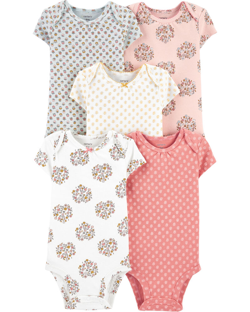 Set 5 body cộc tay bé trai, bé gái (body chip cộc tay)