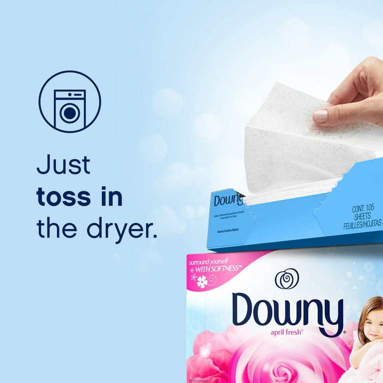 Giấy thơm sấy quần áo Downy April Fresh hộp 120 tờ tách lẻ 20-50-80 tờ