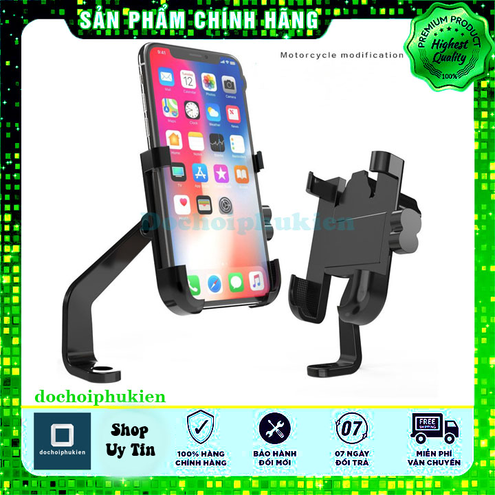 Kẹp điện thoại xe máy
