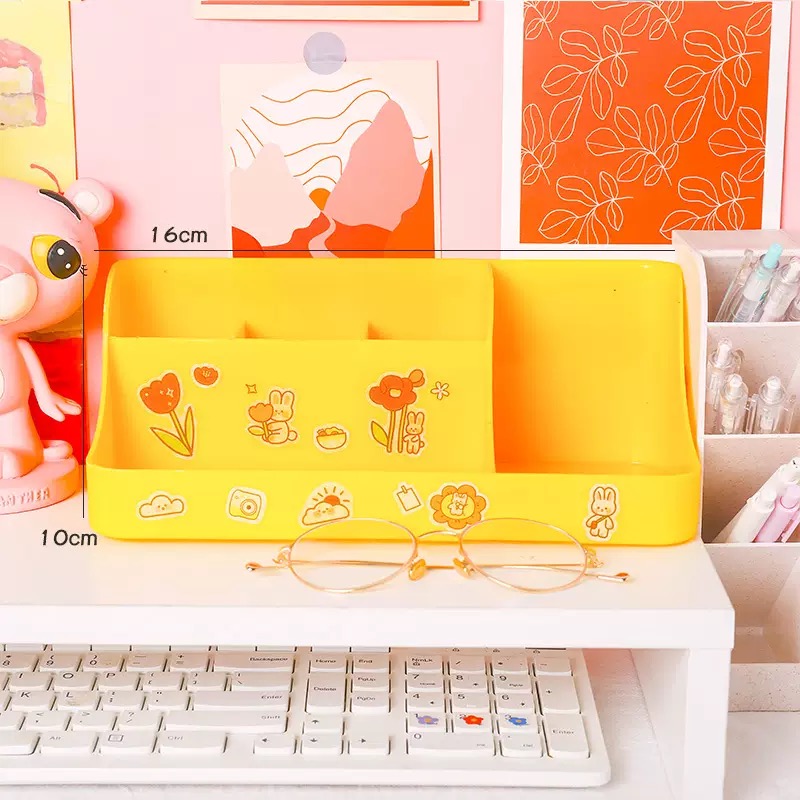 Hộp Đựng Đa Năng 2 Tầng (tặng kèm sticker dán) - Kệ mini