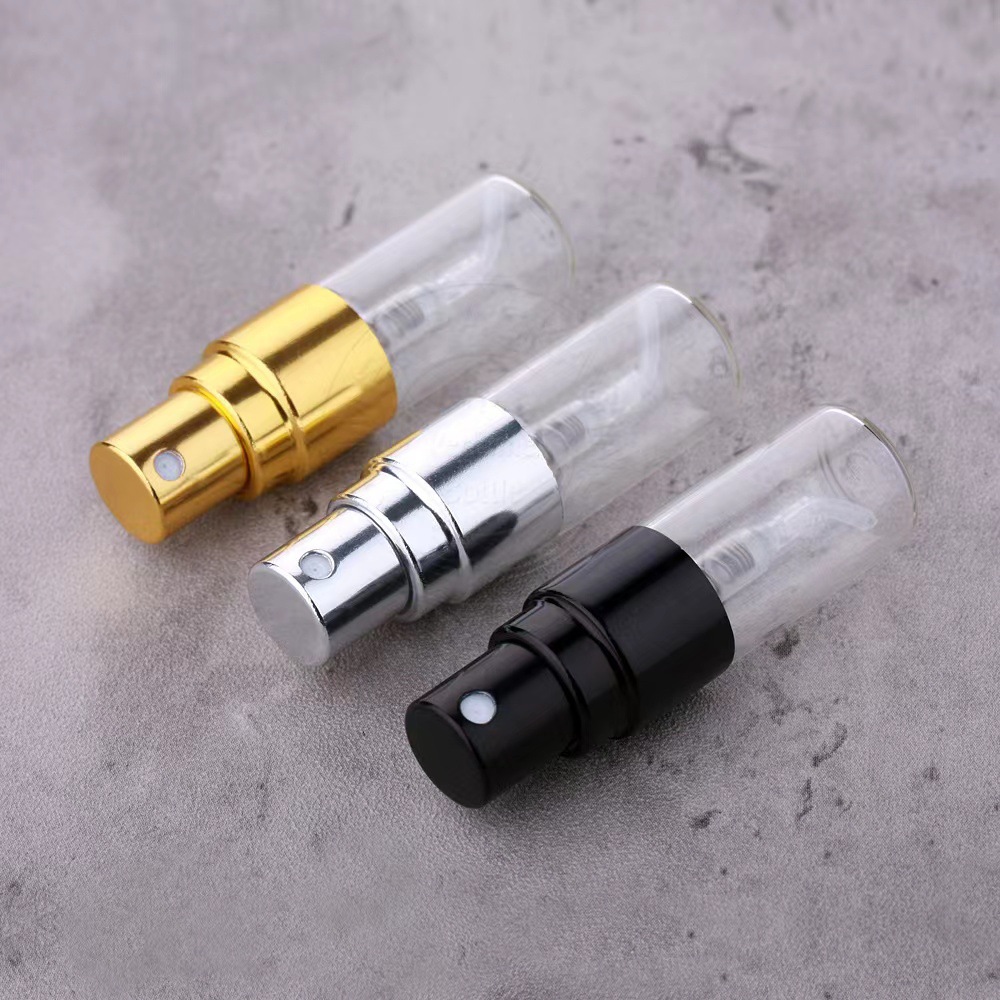 Chai chiết nước hoa thủy tinh 2ml, 3ml, 5ml, 10ml nắp kim loại sang trọng