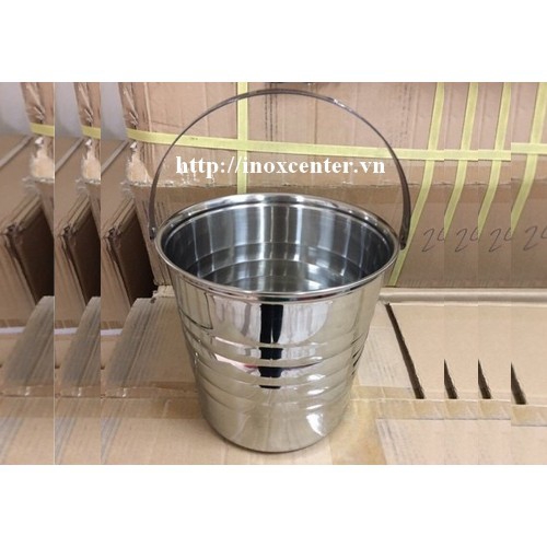 [HCM]Xô đá inox