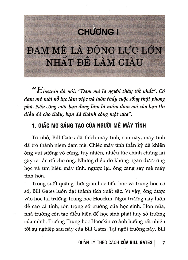 CHIÊU BÀI QUẢN LÝ VÀNG CỦA BILL GATES