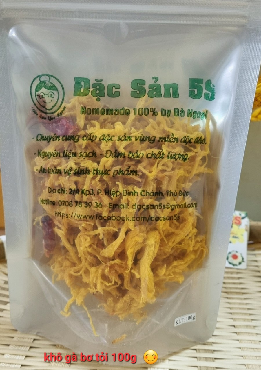 Khô gà bơ tỏi Đặc sản 5S