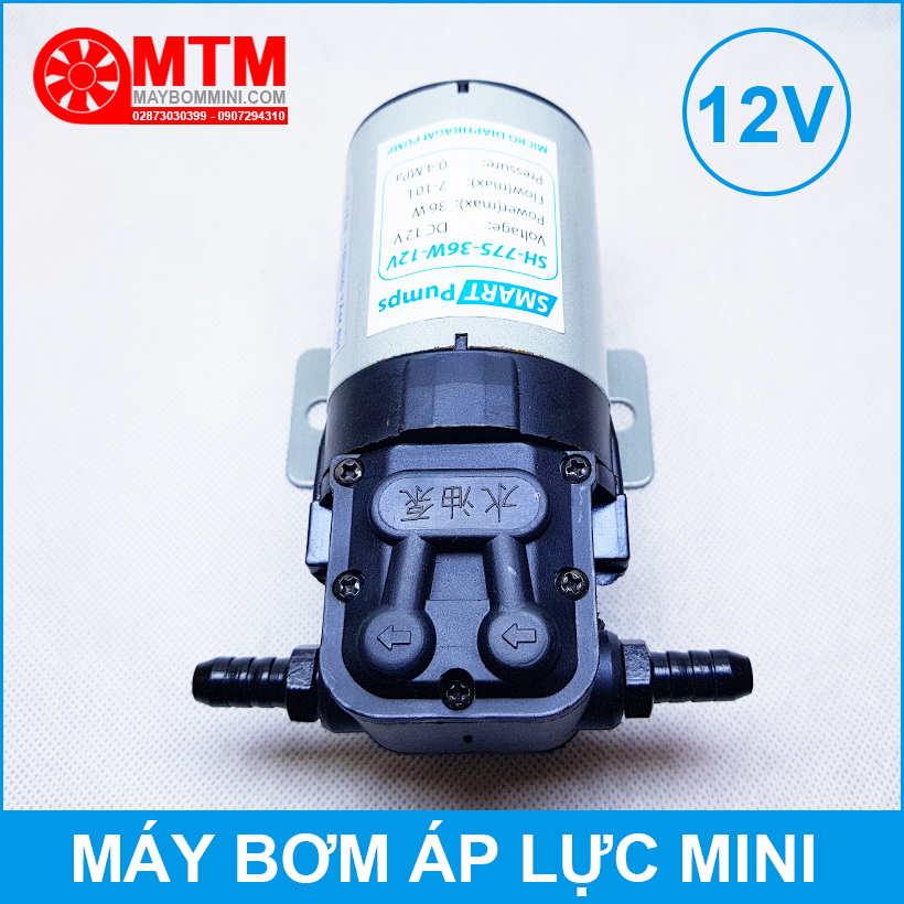 Máy bơm mini áp lực 12V 36W SH-775