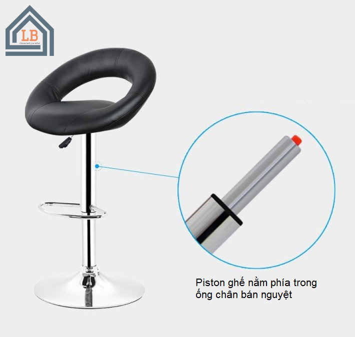 Ben hơi cao ghế quầy bar D330 (hàng loại 1)