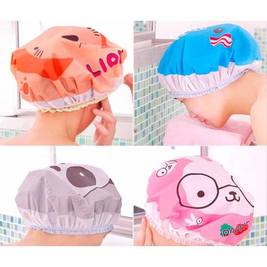 Mũ trùm tóc nhiều hình siêu cute