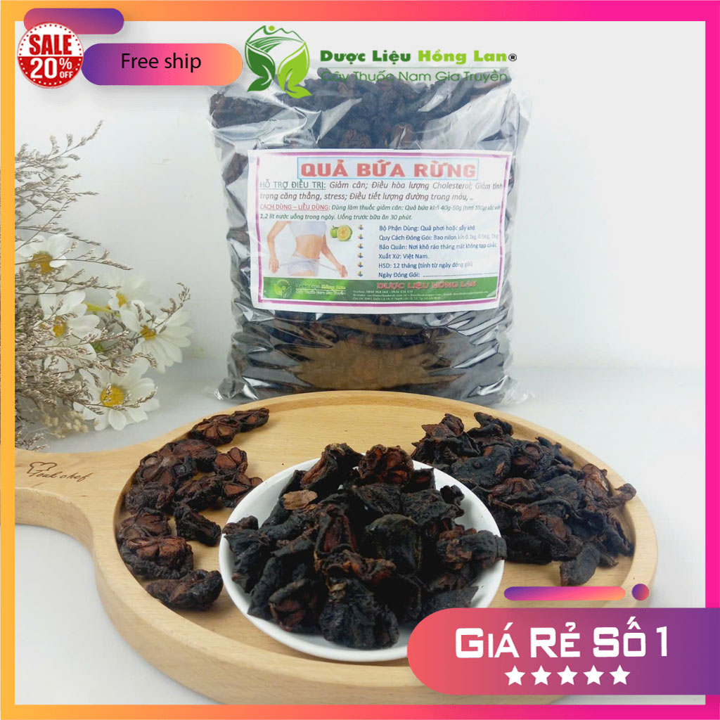 ✅ 500g Quả Bứa Rừng khô (Quả măng cụt rừng)