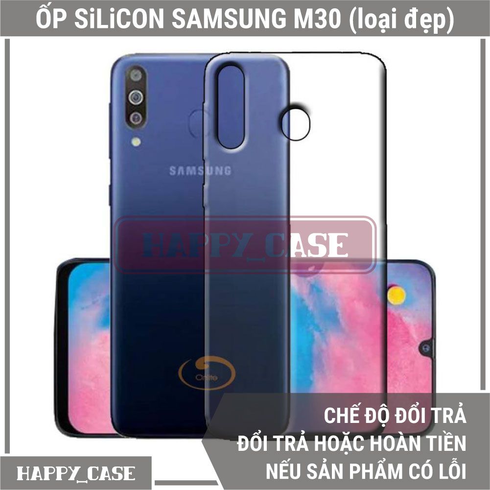 Ốp Lưng Điện Thoại Samsung M30 (Loại Đẹp) Thin Transparent Silicon