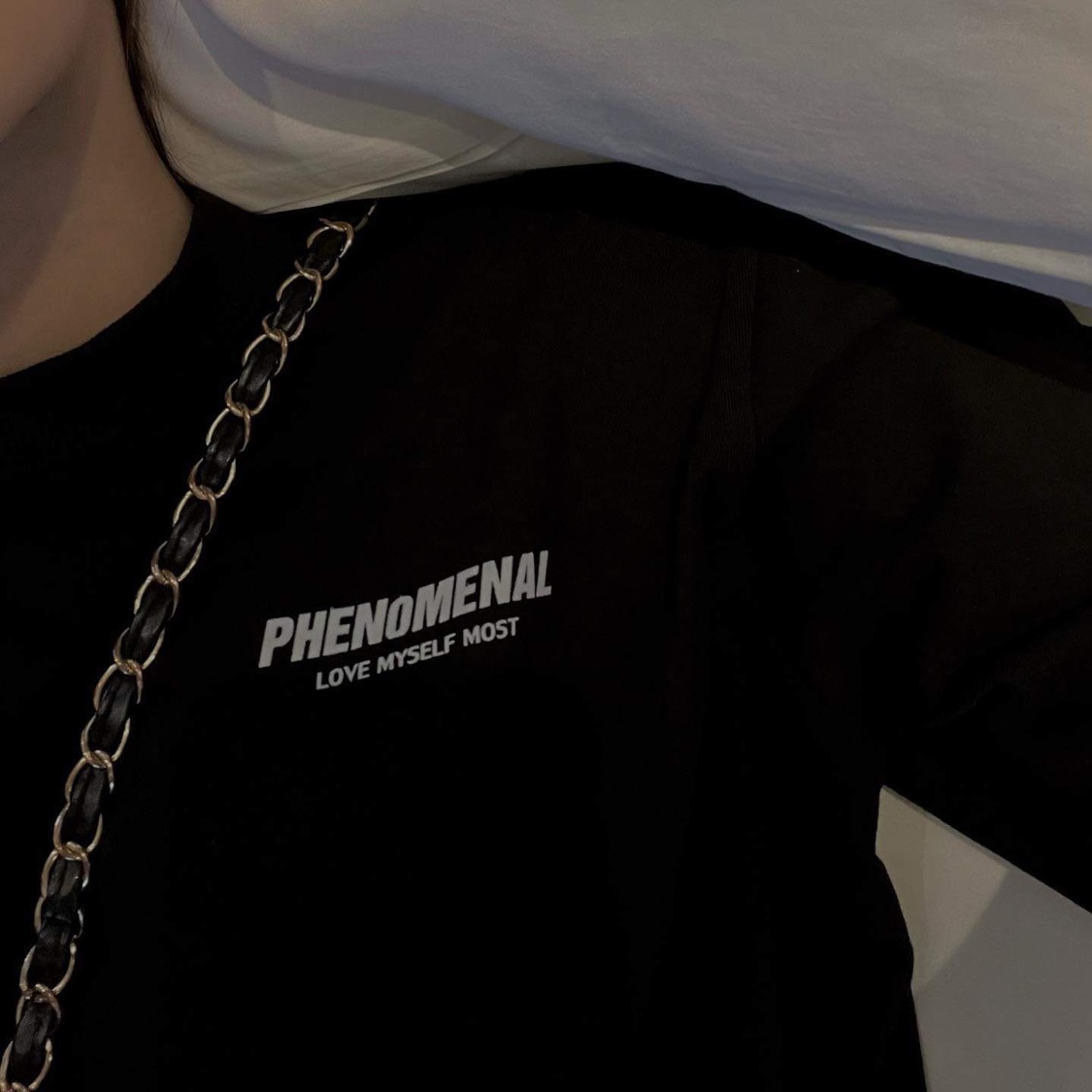 LOVE MYSELF MOST - ÁO THUN UNISEX PHENOMENAL (ĐEN/TRẮNG)