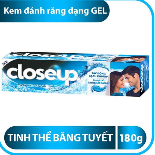 [HCM] - KEM ĐÁNH RĂNG CLOSEUP 180g( tặng tuýp 30g)