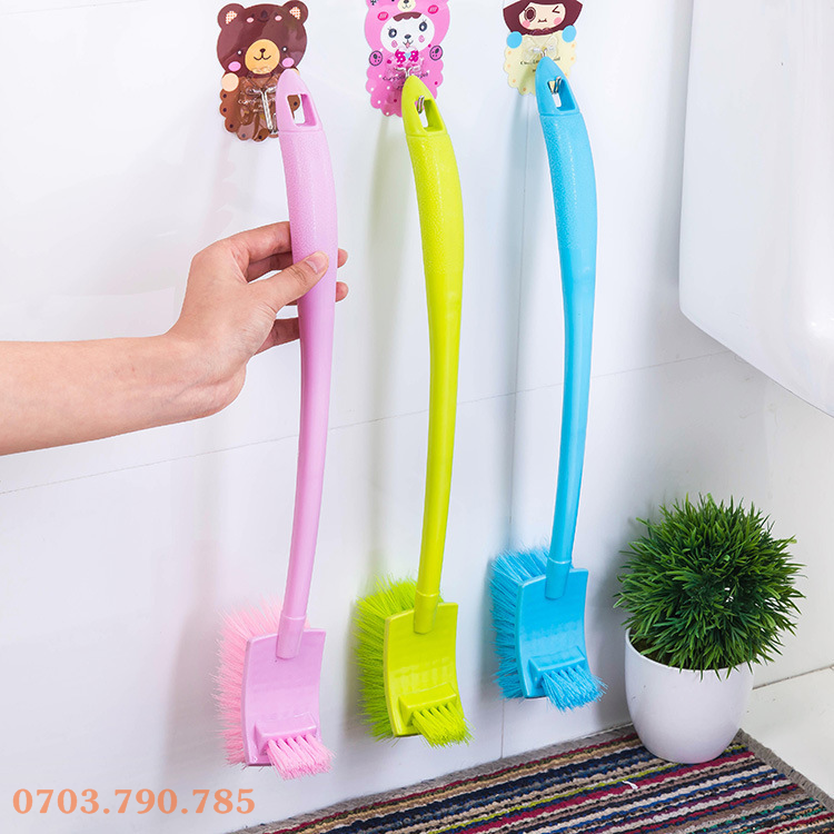 Bàn Chải Cọ Toilet 2 Đầu