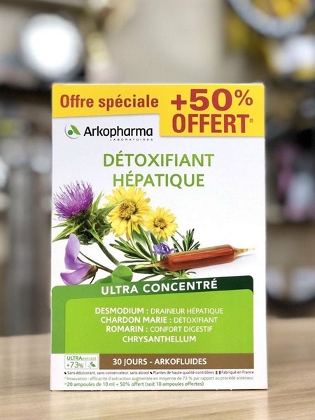 Thải độc Arkopharma Hepatic Detoxifier