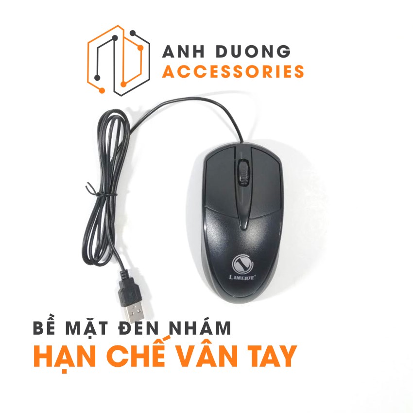 Chuột Máy Tính Có Dây USB Limeide 004 Nhỏ Gọn Tiện Lợi