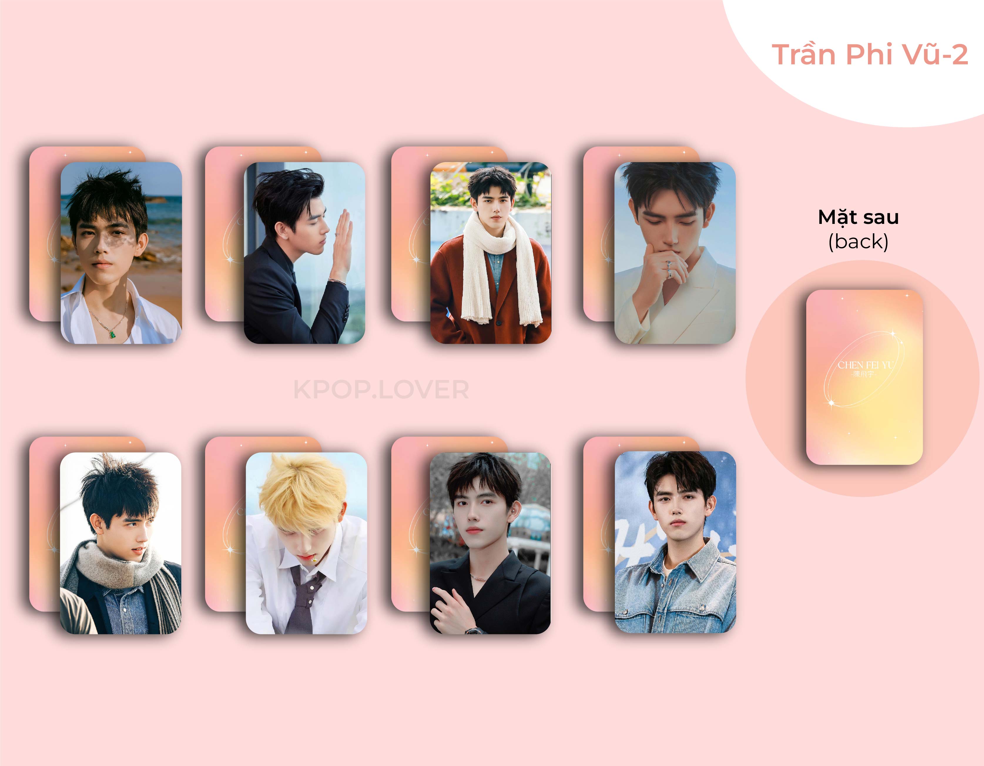 SET 8 CARD BO GÓC TRẦN PHI VŨ