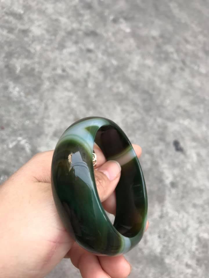 [HCM]VÒNG TAY MÃ NÃO XANH - BẢN LỚN. NHIỀU NI CHO KHÁCH LỰA