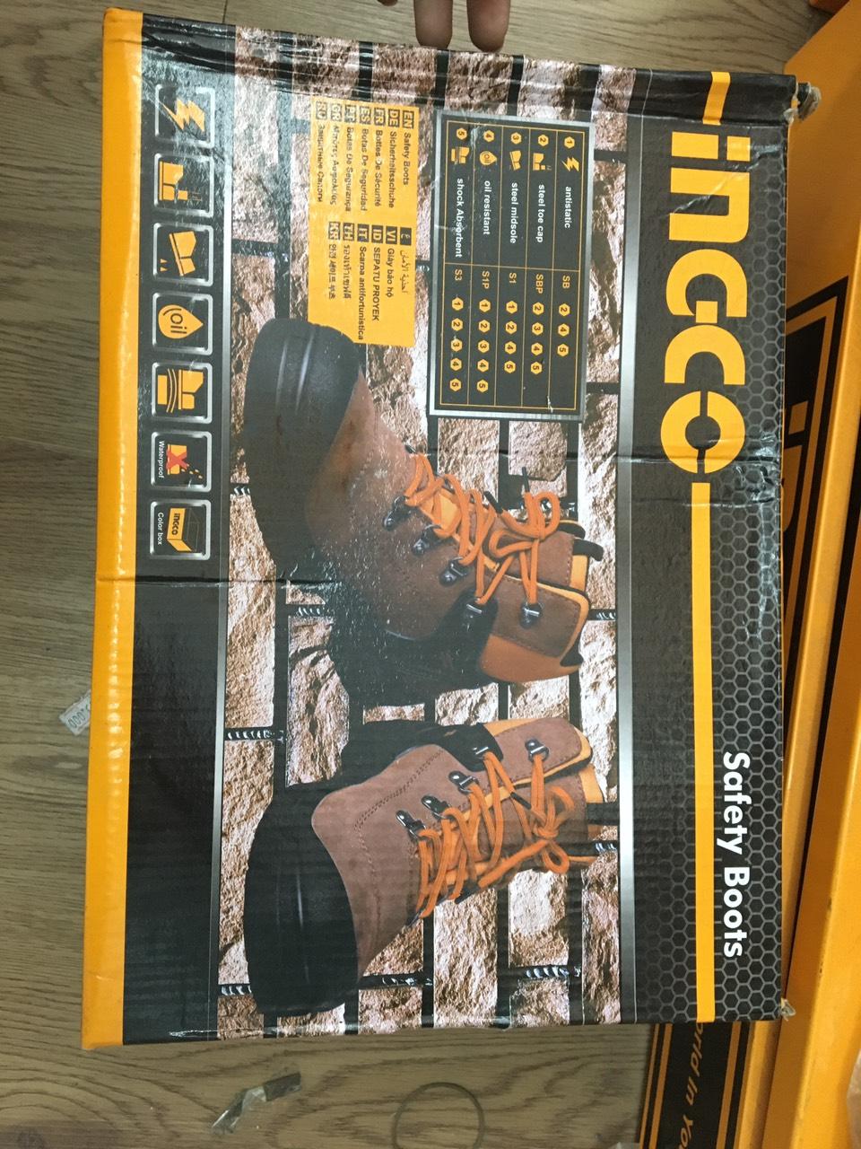 GIÀY BẢO HỘ LAO ĐỘNG INGCO SIZE 43 SSH12S1P.43