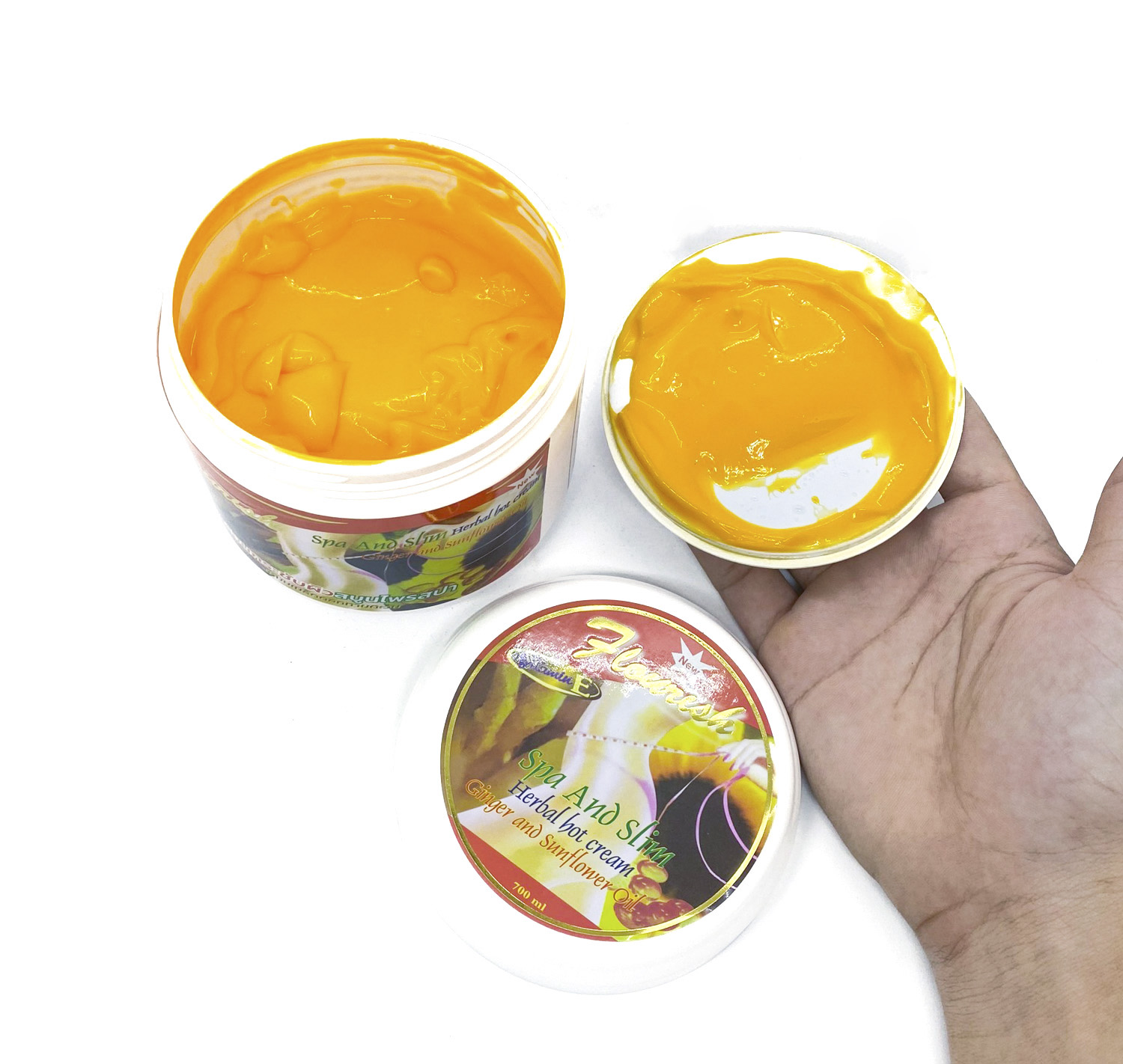 Kem tan mỡ bụng gừng ớt Flourish Thái Lan