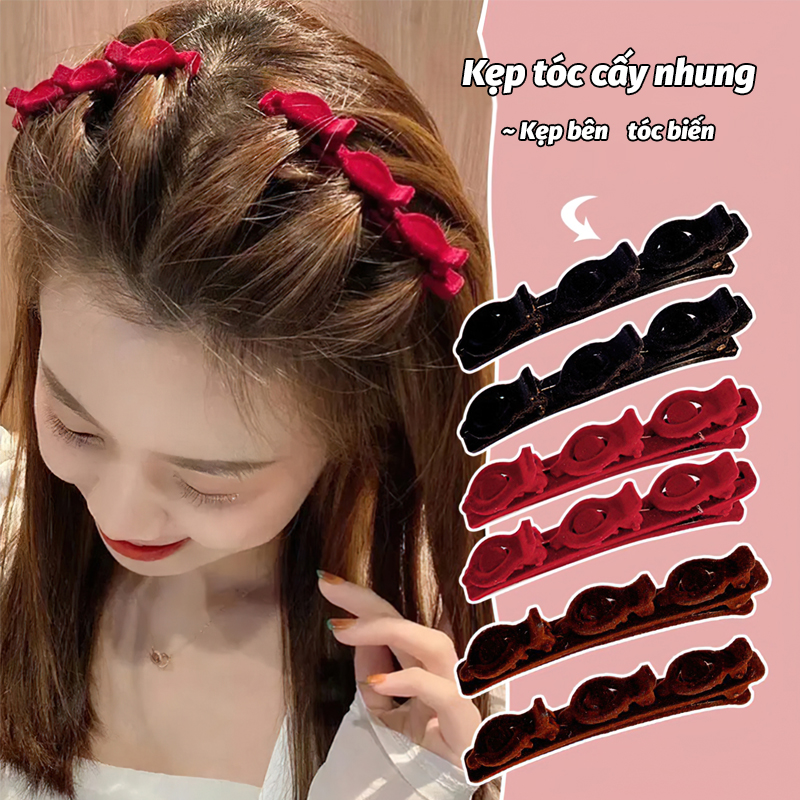 Duck Beak Braided Braids Hair Clips