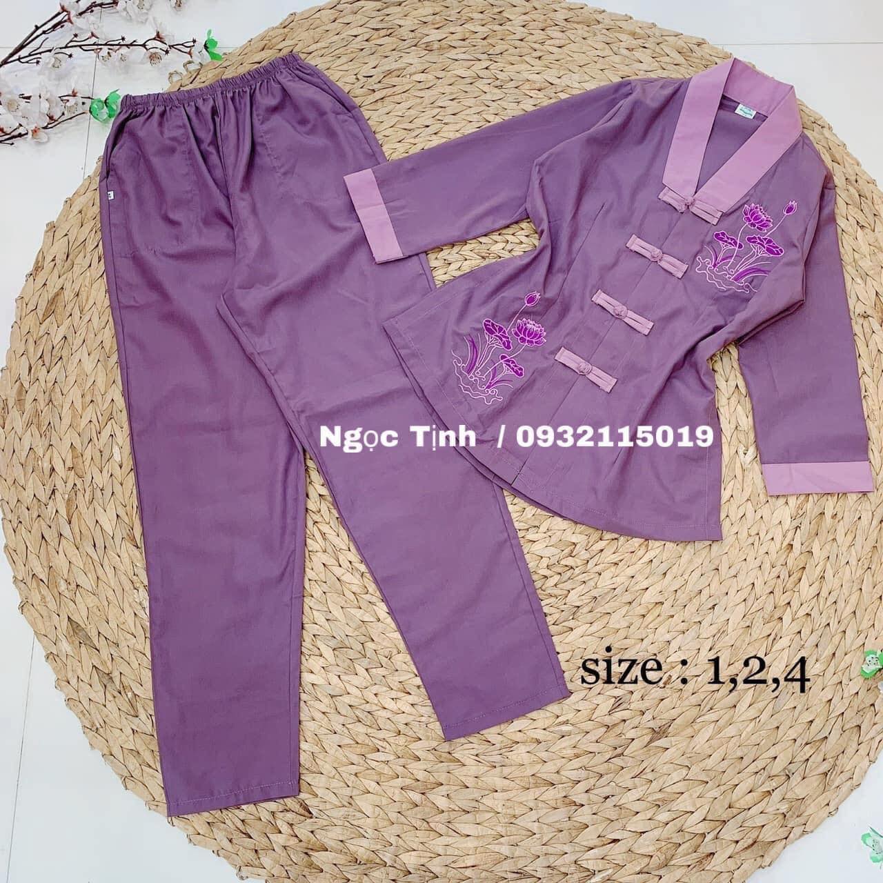 Đồ lam đi chùa Mẫu Kate cổ viền K12