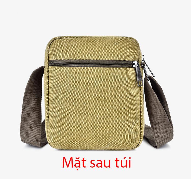 [HCM]Túi đeo chéo vải bố mini PUANTI