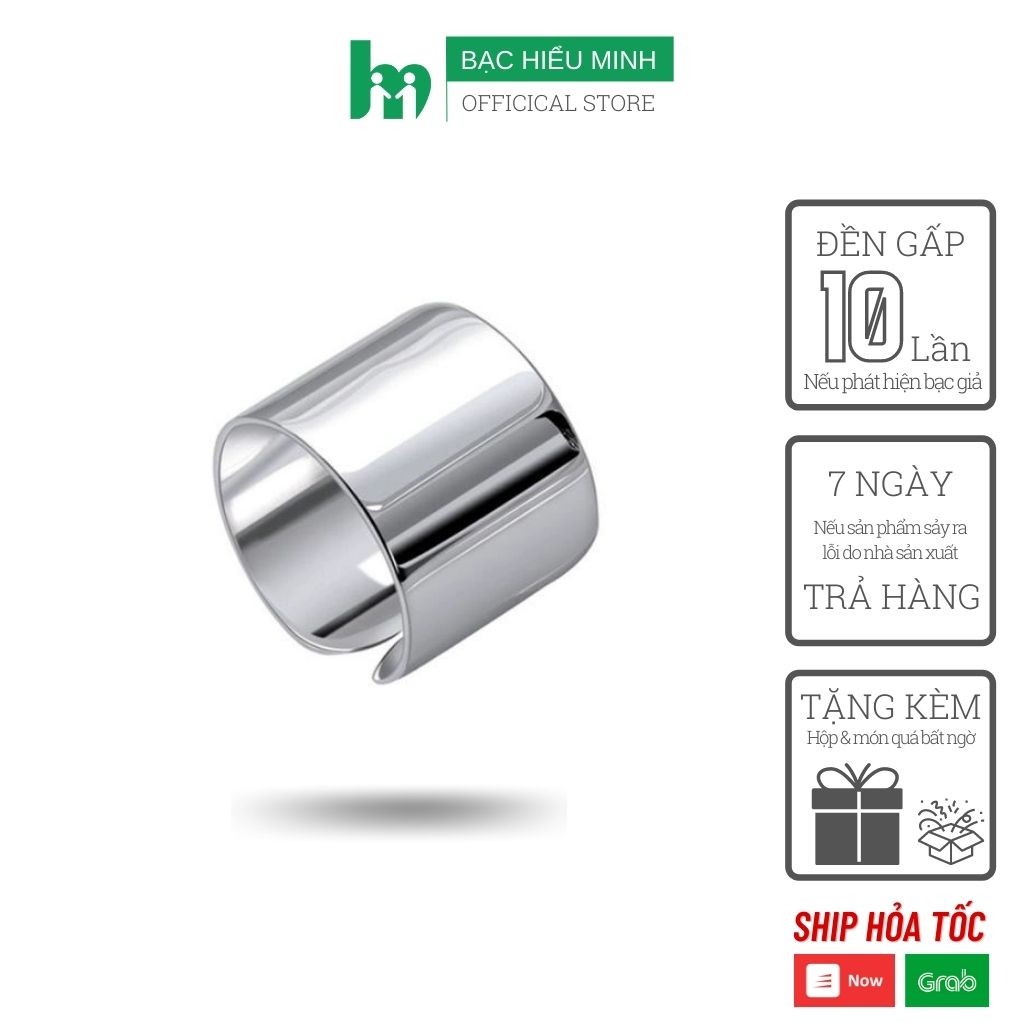 Nhẫn nam bạc hiểu minh na553