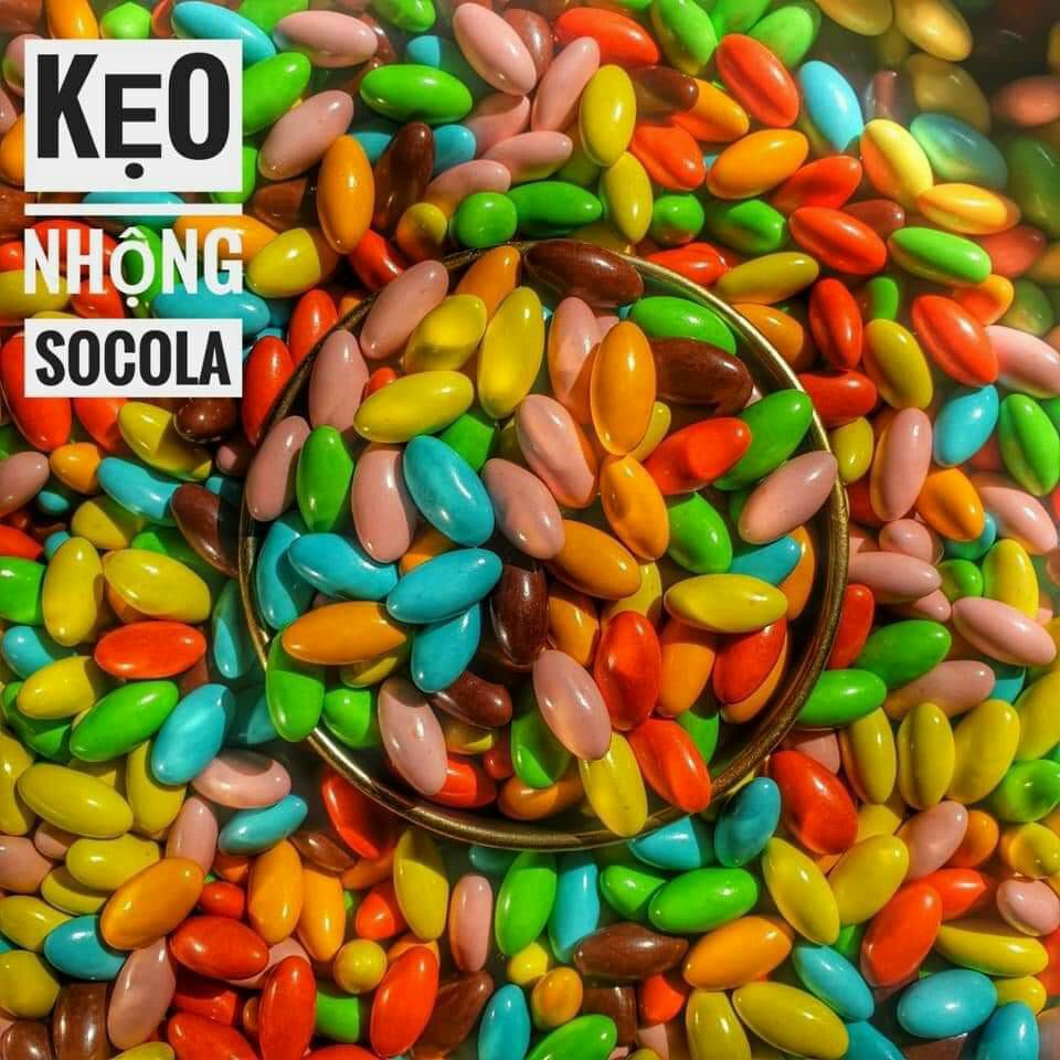 Kẹo socola (nhộng- có video) {Khối lượng tịnh, không tính bao bì}