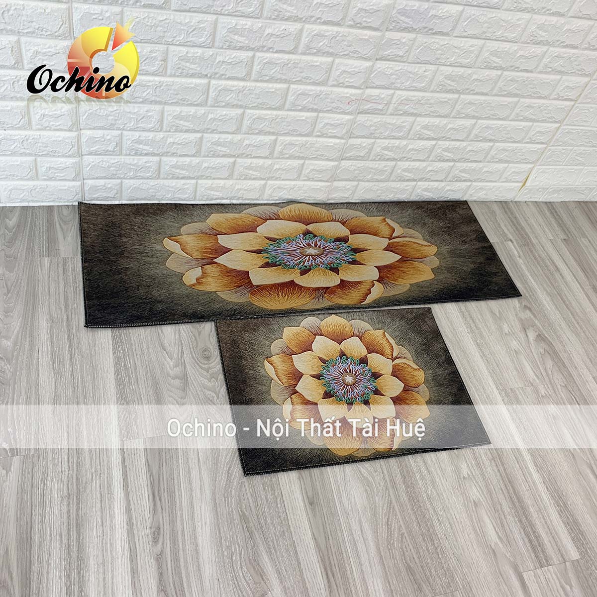 (FREE SHIP) Thảm Bếp, Thảm Nhà Bếp, Bộ 2 Thảm Bếp Hàng Loại 1, Bộ Thảm Bếp 3D (40*60 + 40*120) Cao Cấp Chồng Trơn Trượt ( Ảnh Thật Shop Chụp)