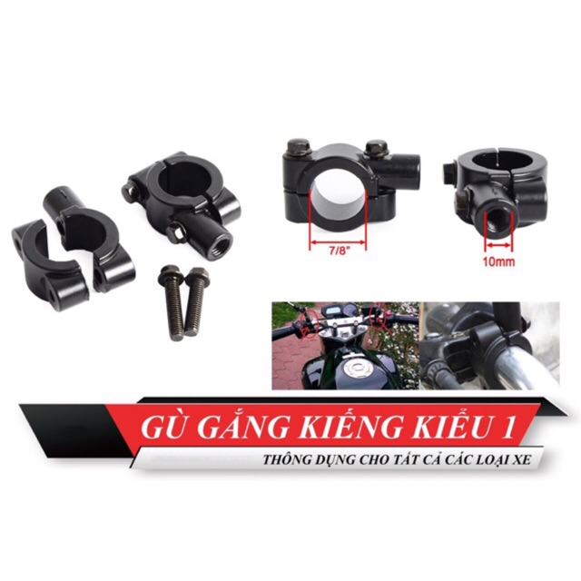 Pass gắn kiếng hậu cho ghi đông - thông dụng mọi loại xe