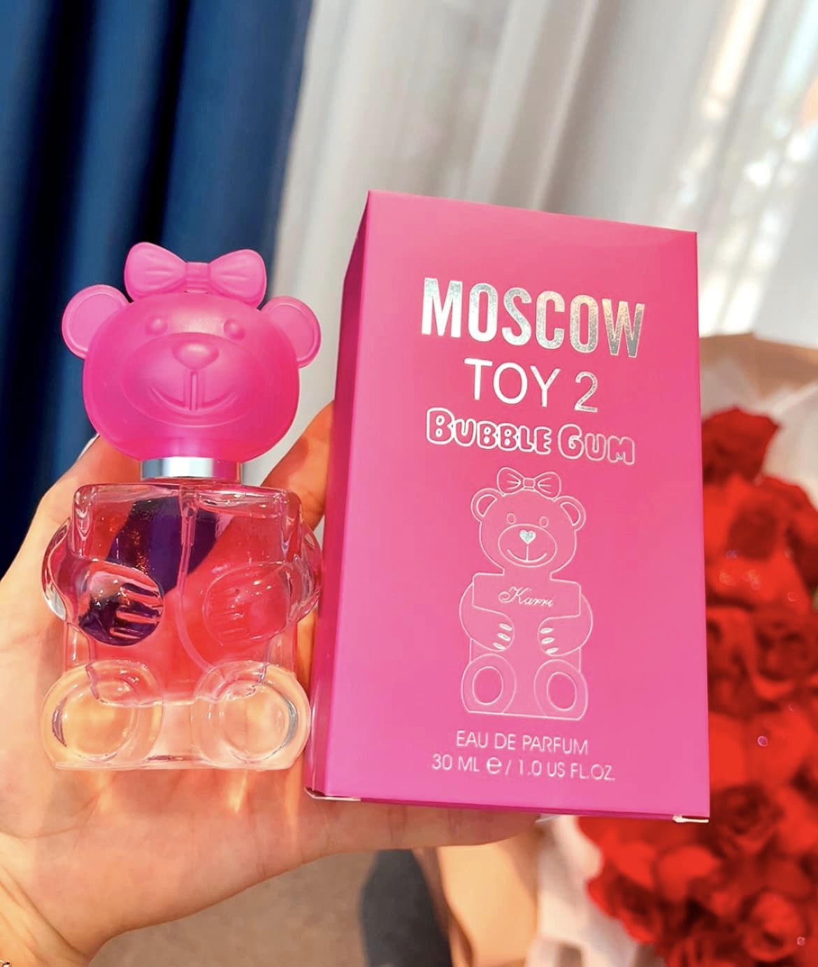 Nước hoa gấu hồng moschino chai 30ml-bon shop 3