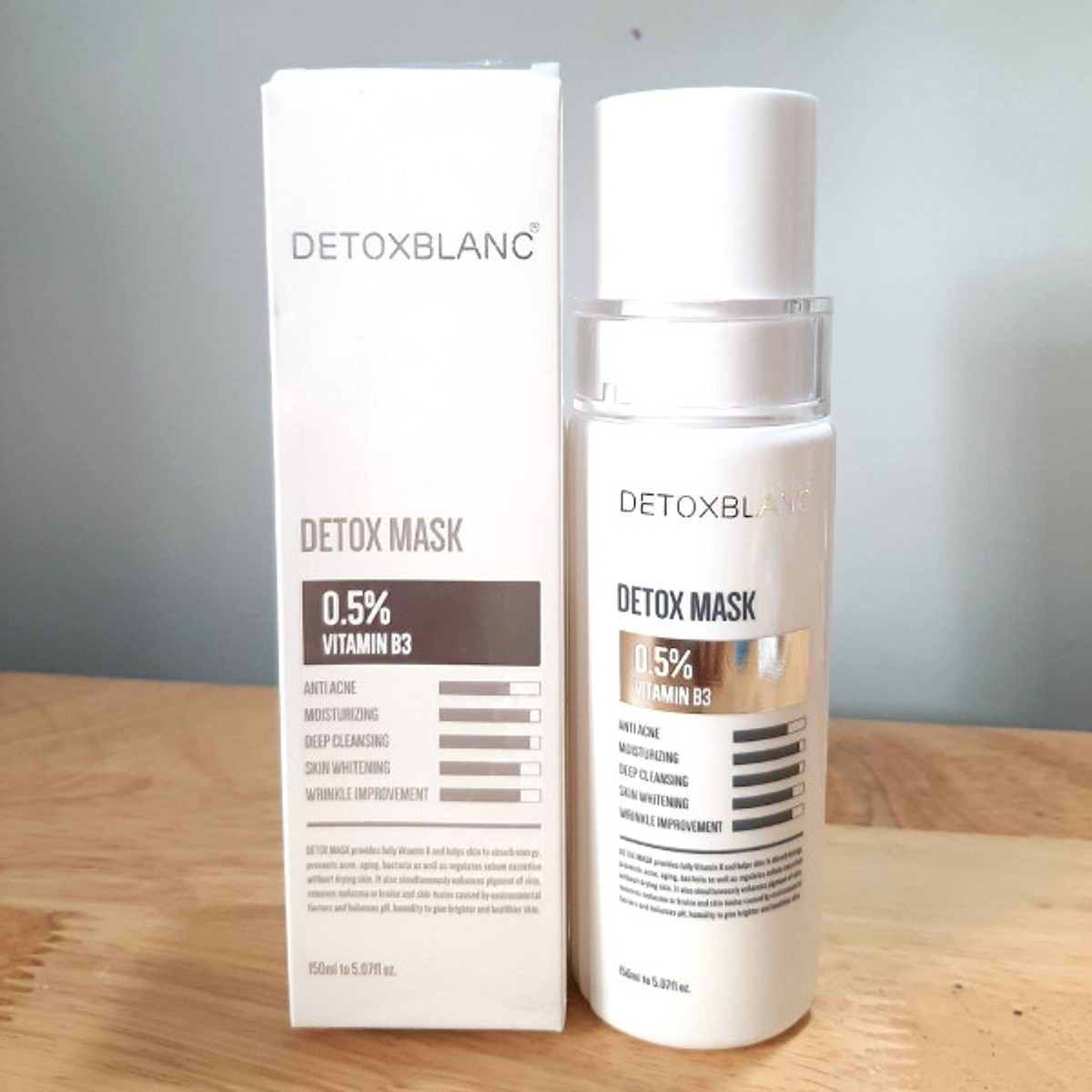 [CHÍNH HÃNG] MẶT NẠ SỦI BỌT THẢI ĐỘC DETOX BLANC.(MẪU MỚI NHẤT)