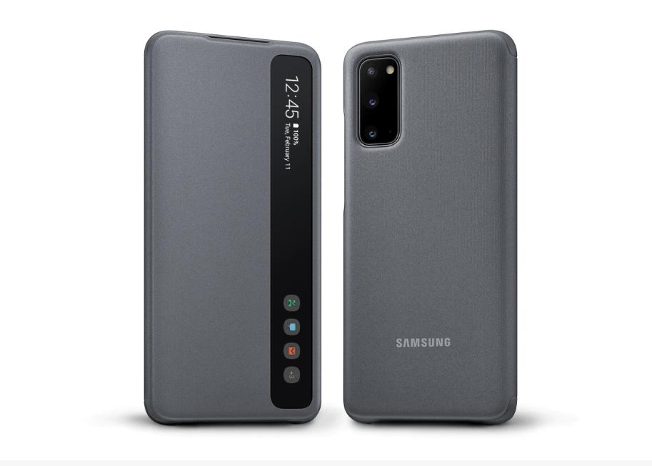 Bao da Clear View S20 Plus ( Xám) Full Box - BH12T
