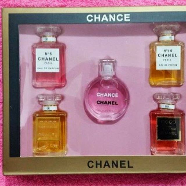 SET 5 CHAI NƯỚC HOA PHÁP MINI CAO CẤP