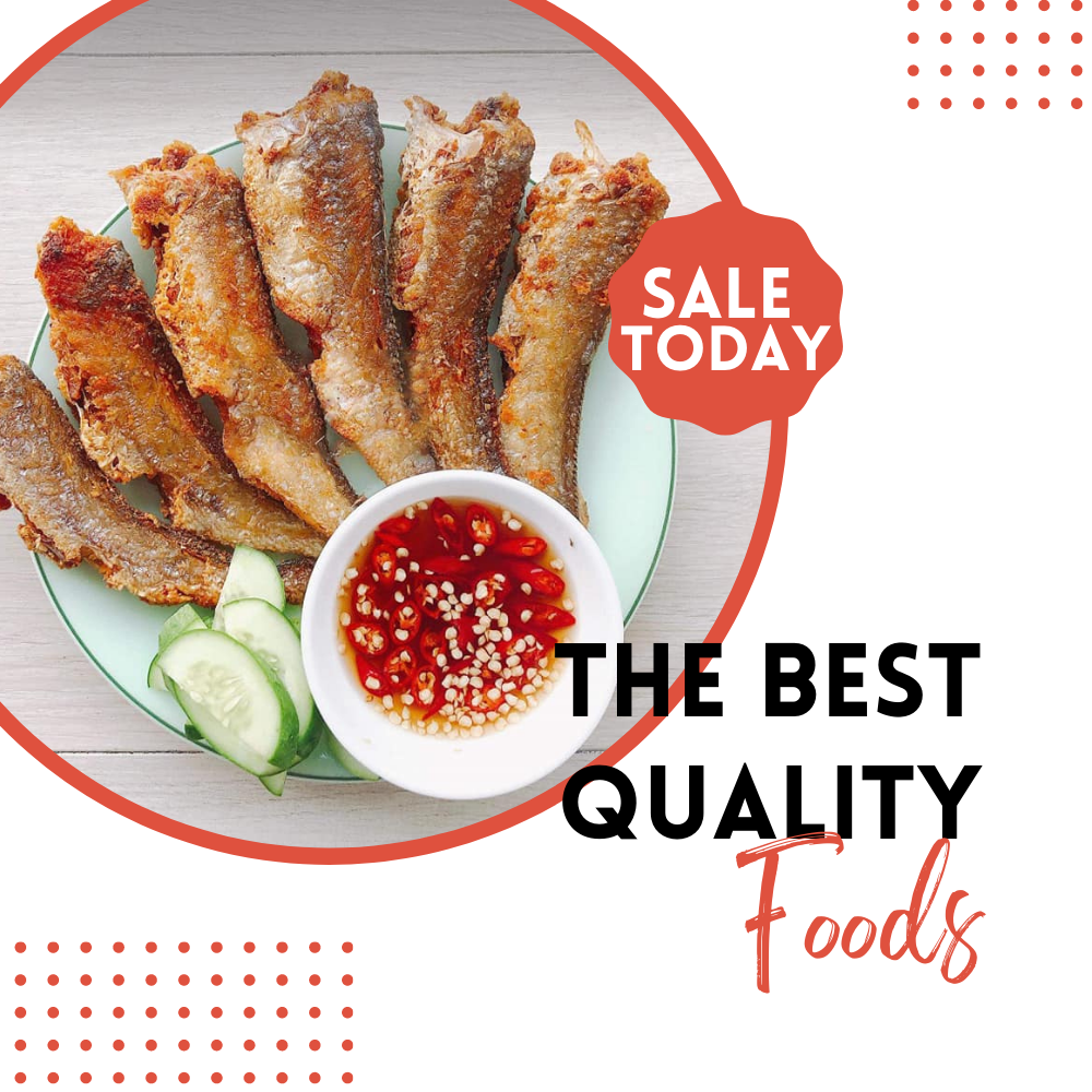 khô cá đù size nhỏ tự nhiên đặc sản cần giờ
