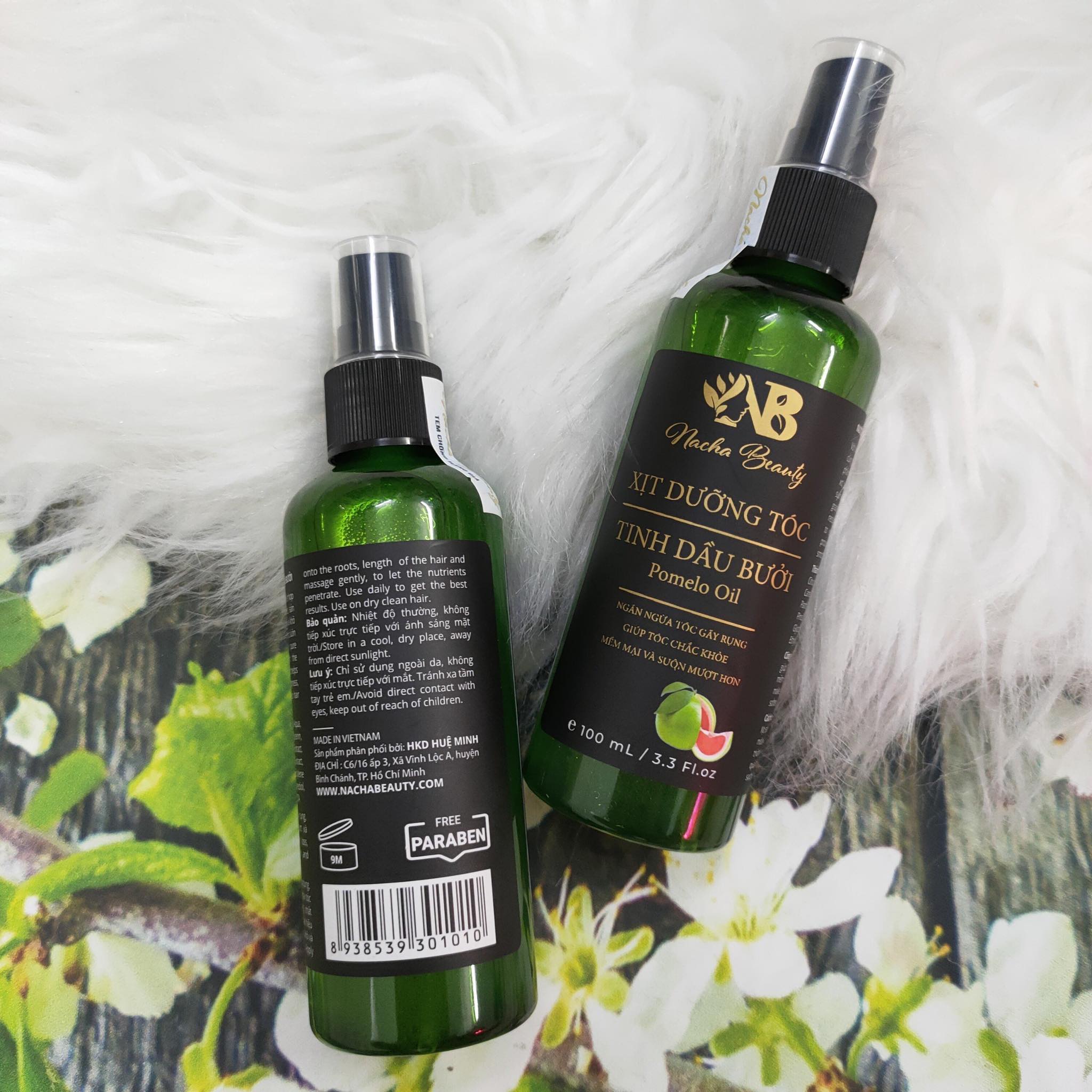 Dưỡng tóc pomelo Nacha Beauty , tặng quà