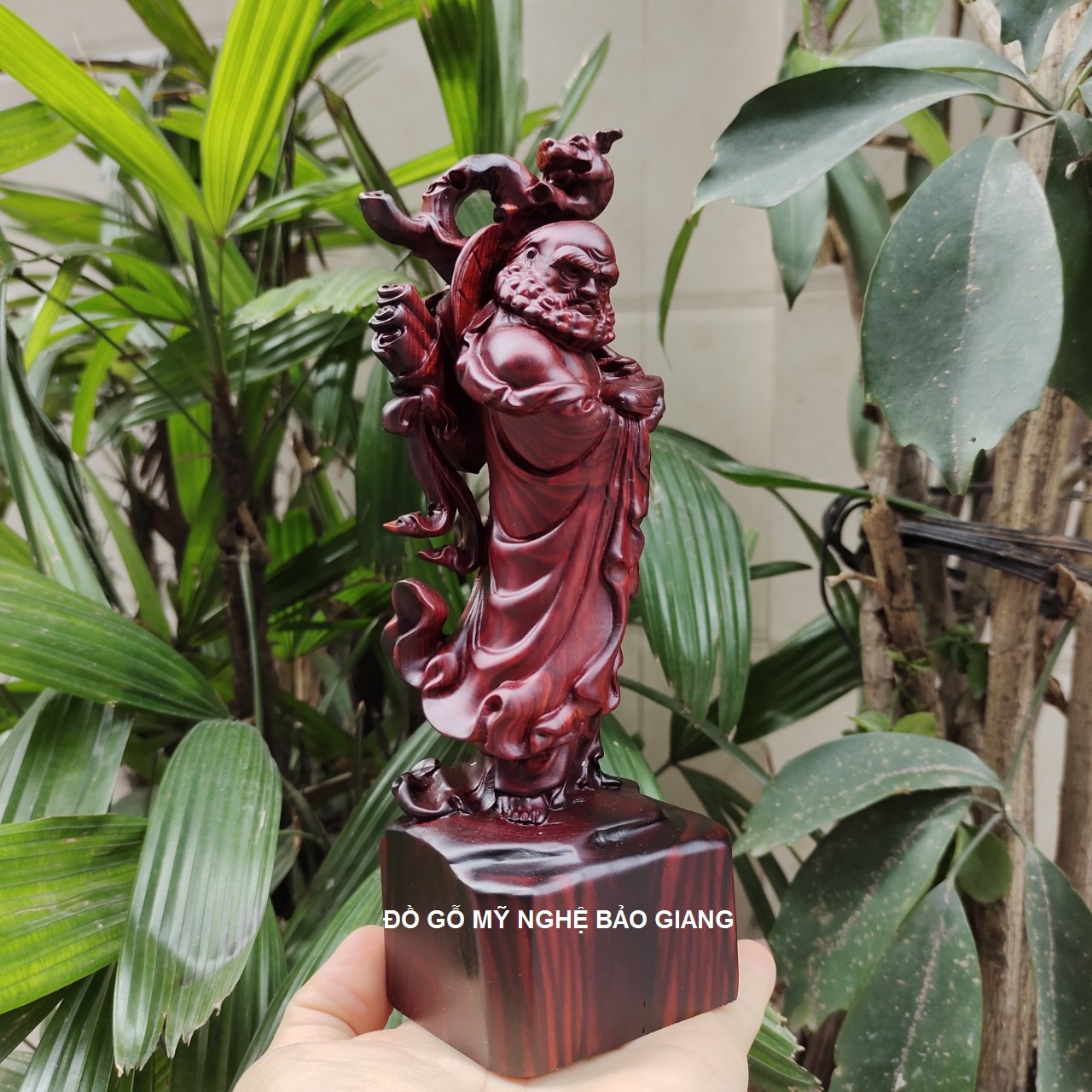 Tượng phật đạt ma sư tổ gỗ trắc