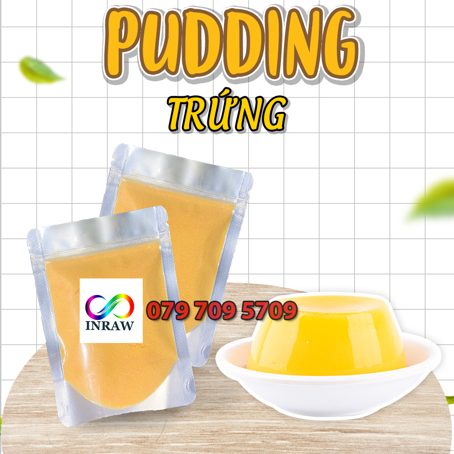 Bột Pudding Trứng/Flan Trứng Mole (Đài Loan) chiết lẻ 500g/200g/100g