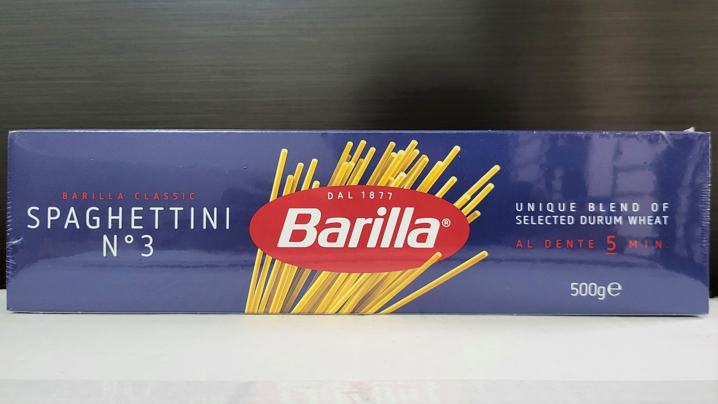 BARILLA - hộp 500g SỐ 3 - MÌ SỢI HÌNH ỐNG CÁC CỠ Ý No 3 Spaghetti Pasta