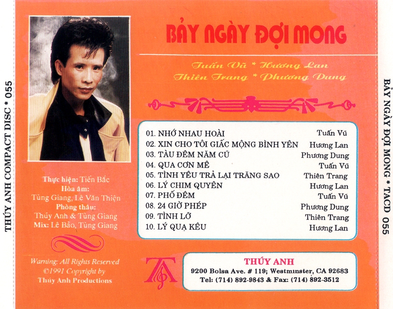 TACD055- Bảy Ngày Đợi Mong