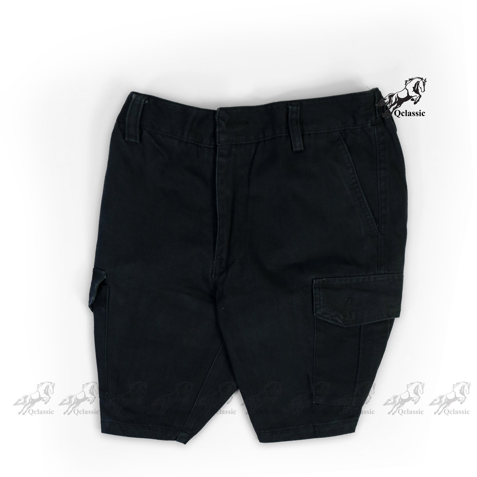 Quần short túi hộp lưng thun chất vải dày dặn mềm mịn