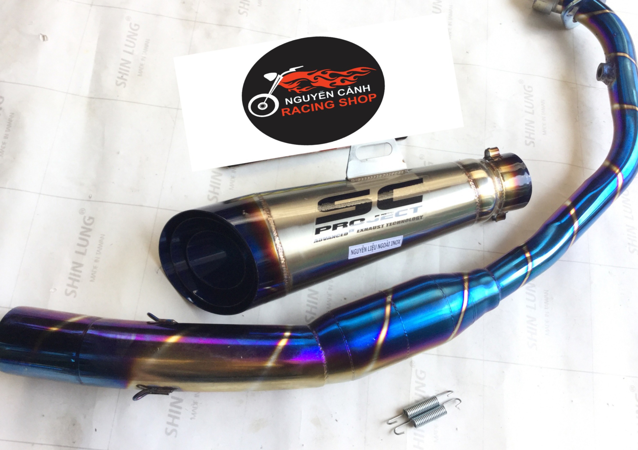 Lon sc xéo cổ bầu titan exciter 135 150 winner satria raider sonic