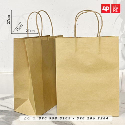 01 TÚI KRAFT 120GSM - NHIỀU SIZE