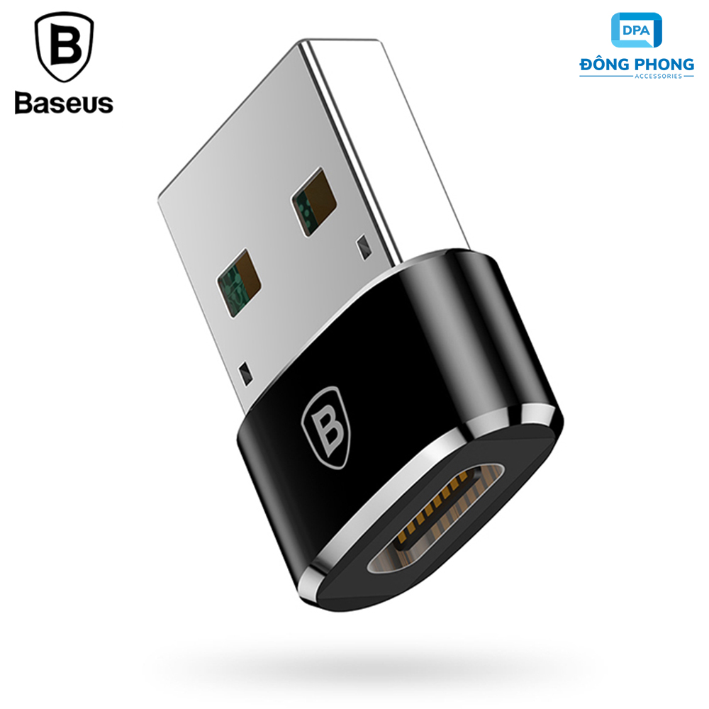 Đầu Chuyển USB Type A Sang USB Type C Tốc Độ Cao Baseus (USB Type C to Type A Adapter/ Converter)
