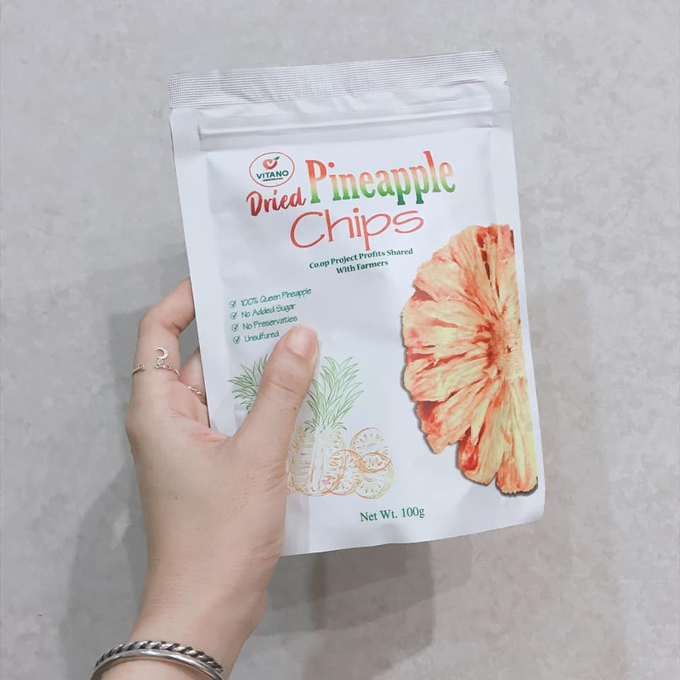 Dứa / Khóm Tắc Cậu Sấy Khô Vitano 100 Gram